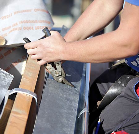 Roofer with Tools in Deerfield, IL